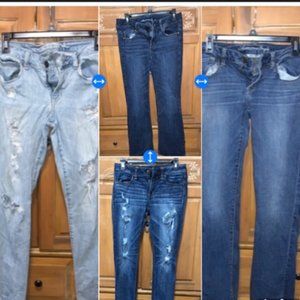 American Eagle Jeans Sz 8 (4 pairs) Lot